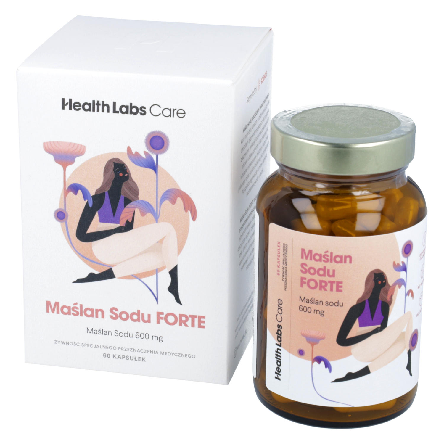 Health labs care maślan sodu forte, 60 kapsułek