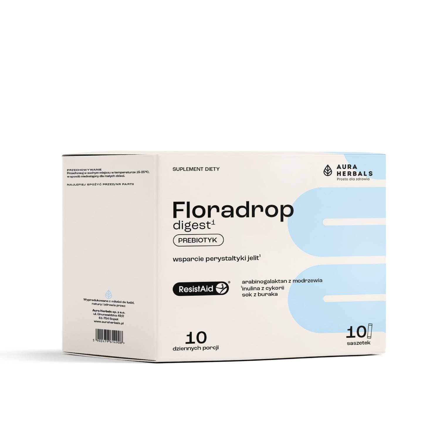 Aura herbals floradrop digest, 10 saszetek