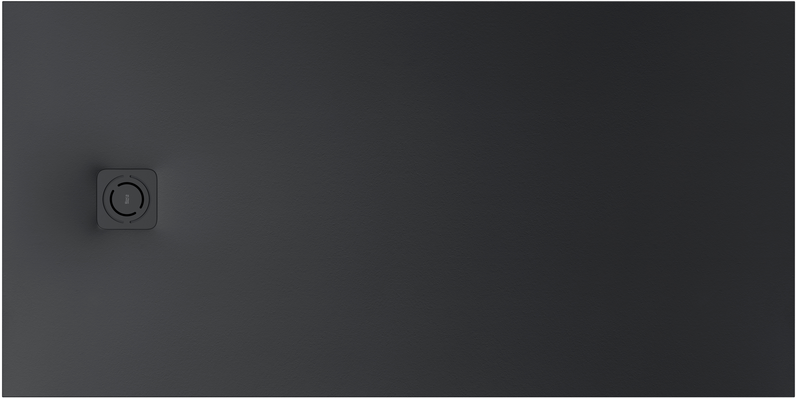 Roca Magma brodzik prostokątny 130x90 cm kompozyt Stonex czarny APE0151438403400