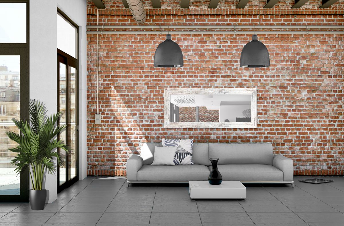 Styler Jyvaskyla lustro 148x60 cm prostokątne rama bielone przecierane drewno mat LU-01207 - Wysyłka w 24h