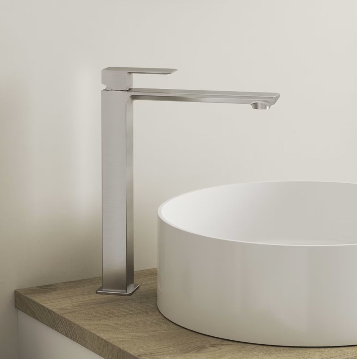 Kronenbach Quara 3.0 bateria umywalkowa XXL stojąca wysoka stal KB100354C15 - Wysyłka w 24h