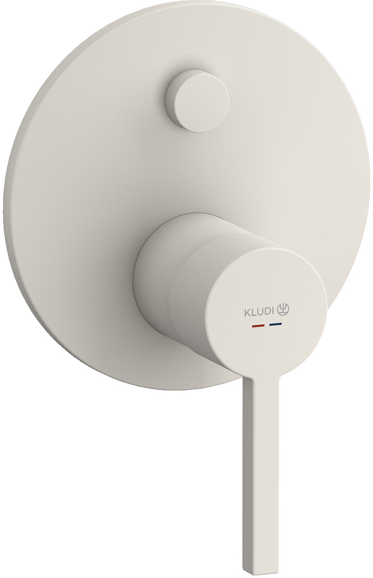 Kludi Nova Fonte Puristic bateria wannowo-prysznicowa podtynkowa szaro-beżowy mat 20759O215