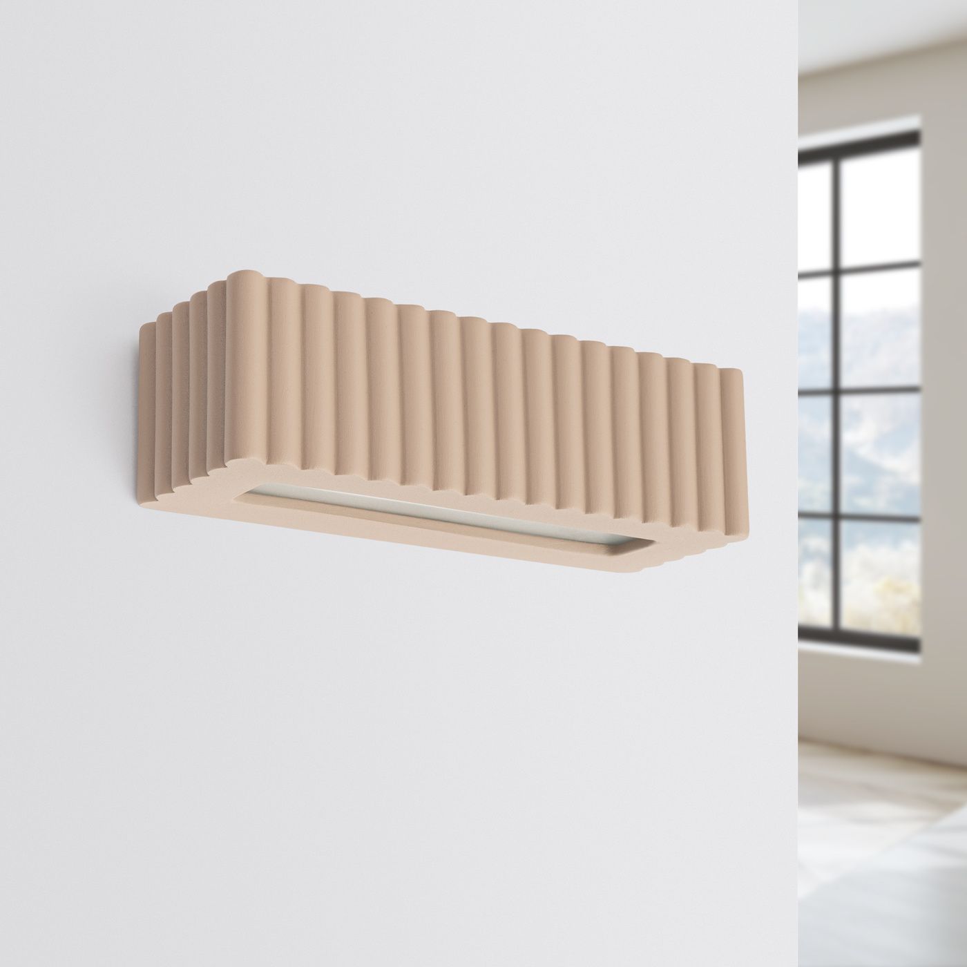 Sollux Lighting Rigata kinkiet 1x15 W beżowy SL.1887