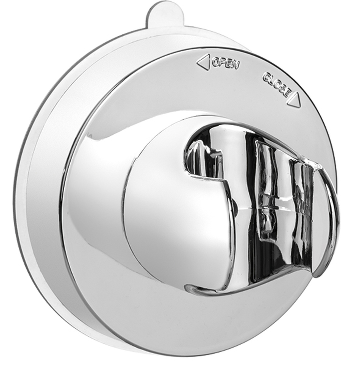 Laveo Sno uchwyt prysznicowy na przyssawkę chrom NLN000D