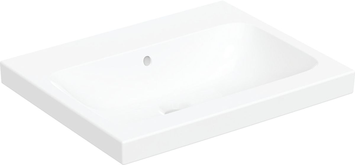 Geberit iCon Light umywalka 60x48 cm nablatowa KeraTect biała 501.847.00.4