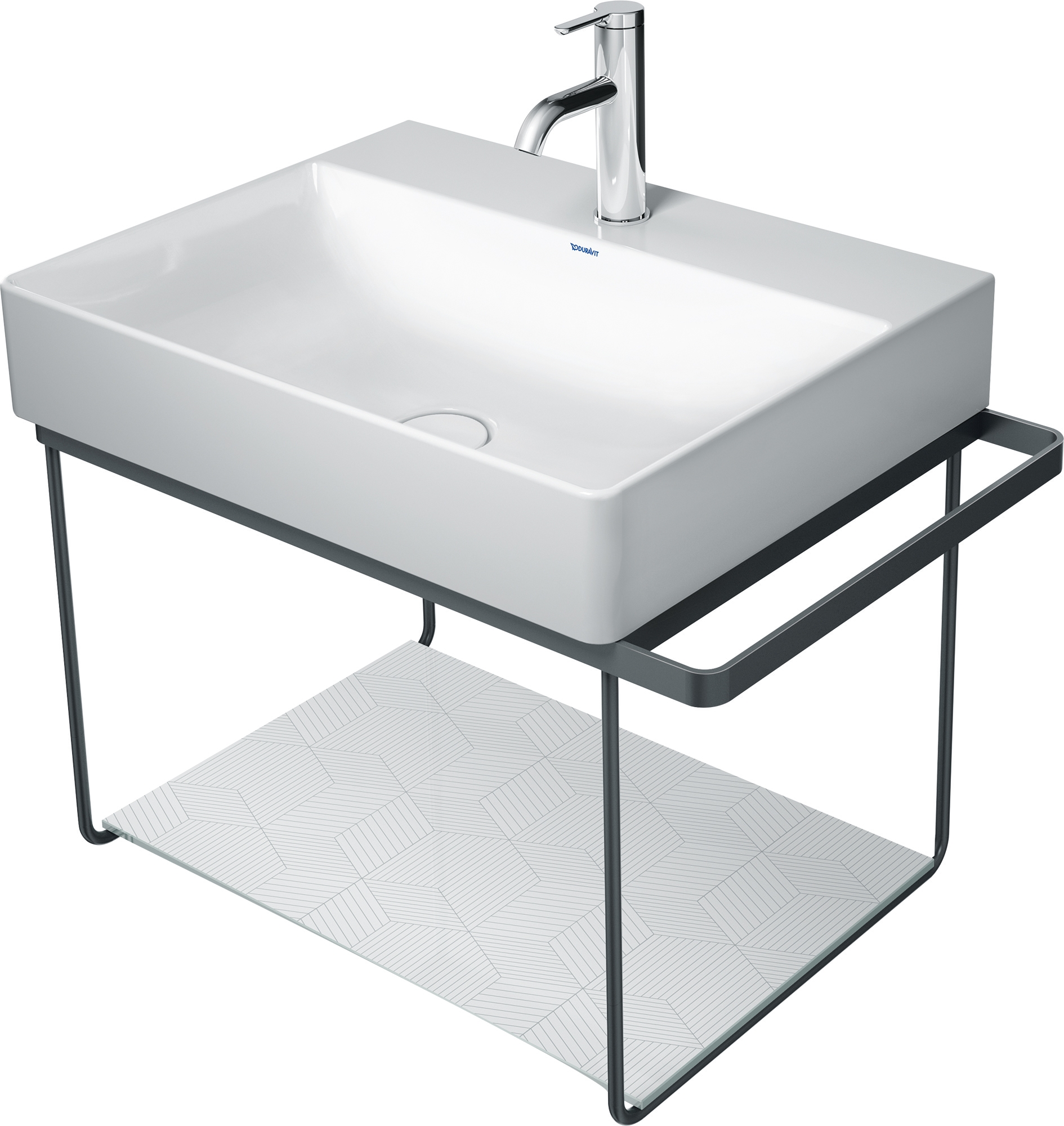 Duravit DuraSquare półka meblowa 57 cm szkło cubic line 0099648200