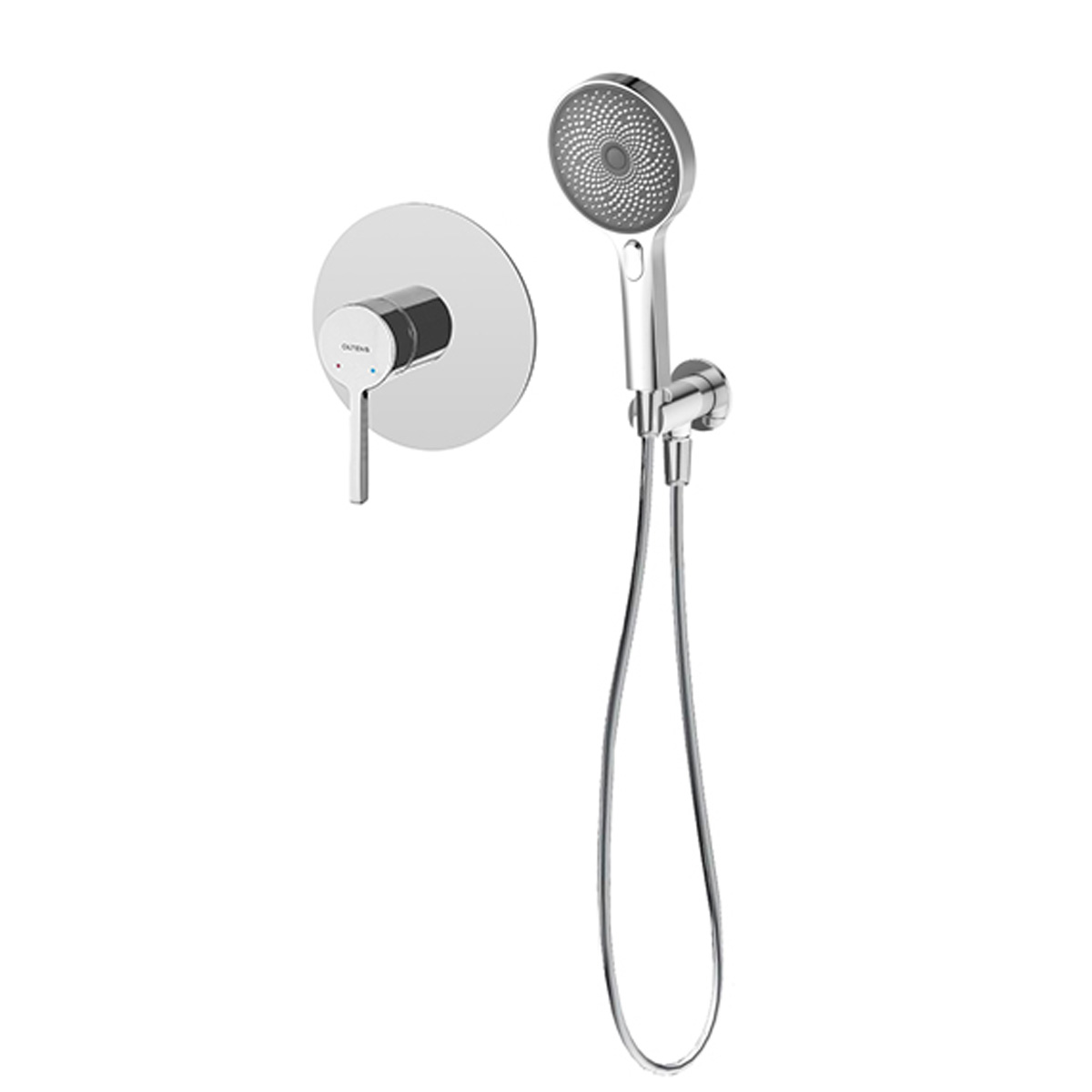 Oltens Rann zestaw bateria prysznicowa podtynkowa ze słuchawką 3-funkcyjną Havis EasyClick chrom 36076100 - Wysyłka w 24h