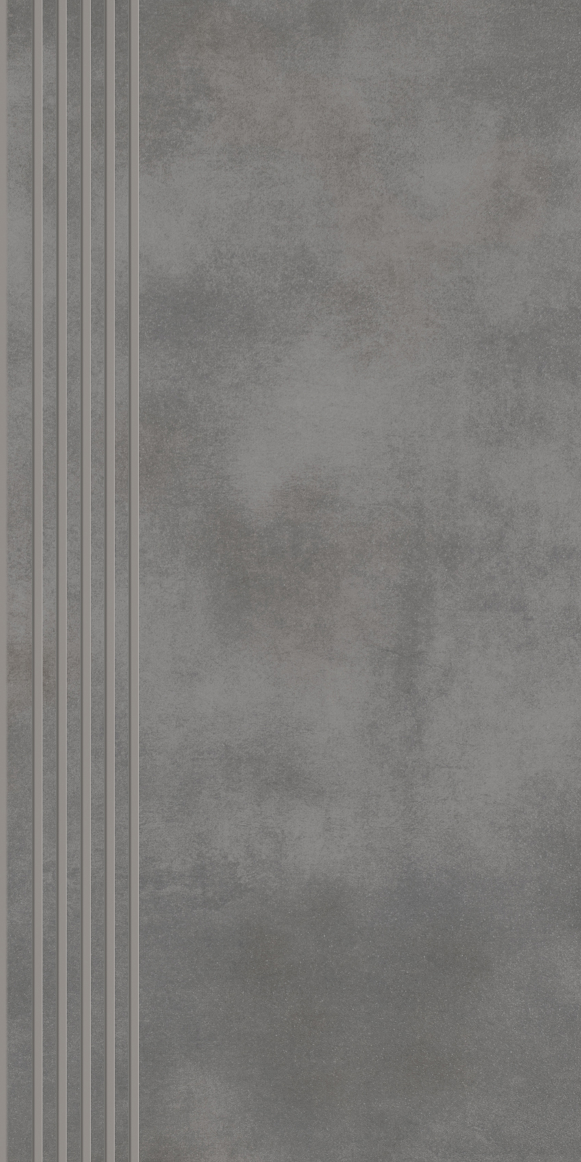 Paradyż Tecniq stopnica 29,8x59,8 cm prosta nacinana grafitowy półpoler