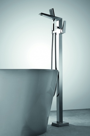 Art Platino Rok bateria wannowa wolnostojąca chrom ROK-BWP.090C