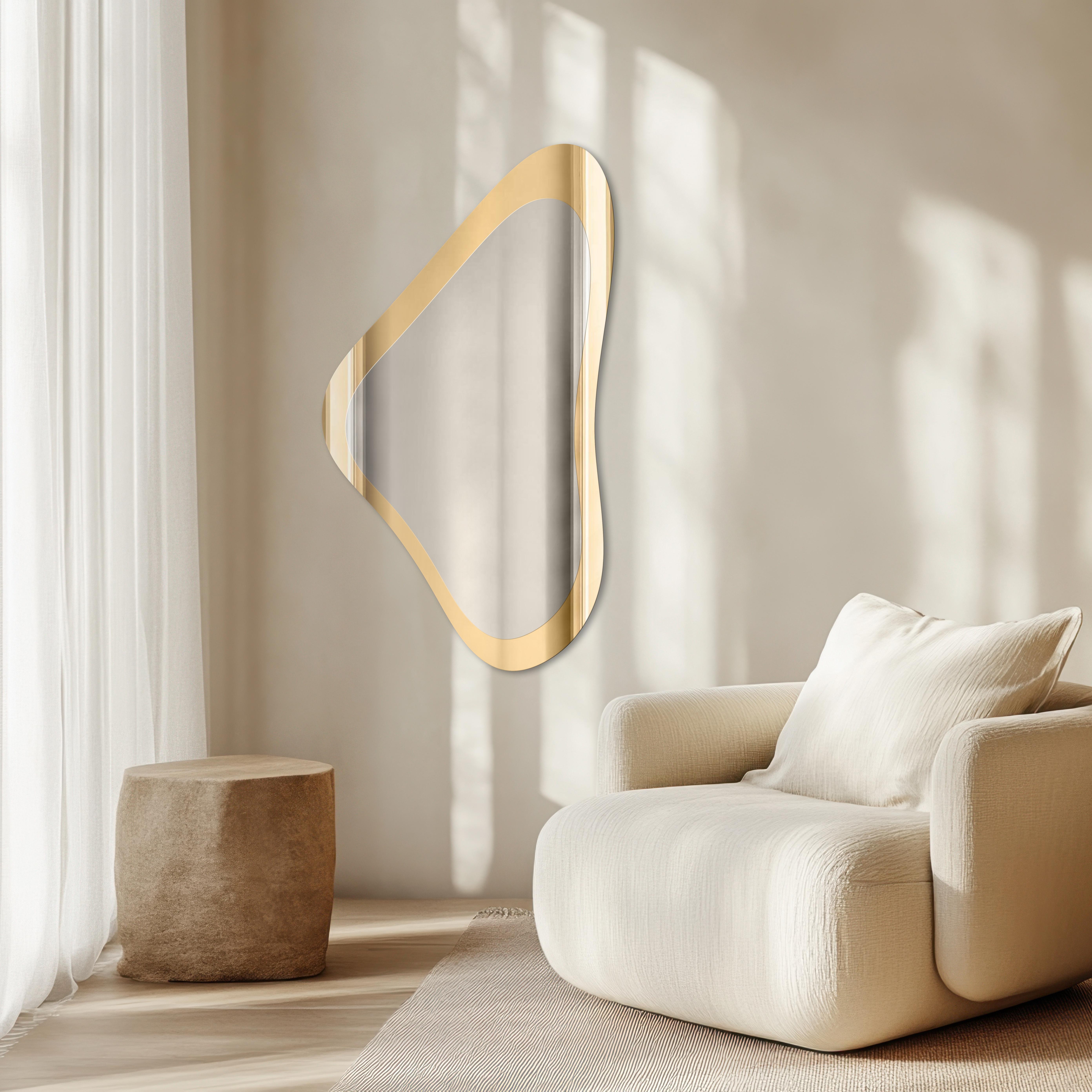 Guarda Atlas Gold lustro 55x130 cm złoty/srebrny TOS-ATL-GOLD-55x130