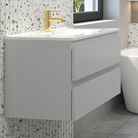 Oltens Vernal umywalka z szafką 80 cm biała 68003000 - Wysyłka w 24h