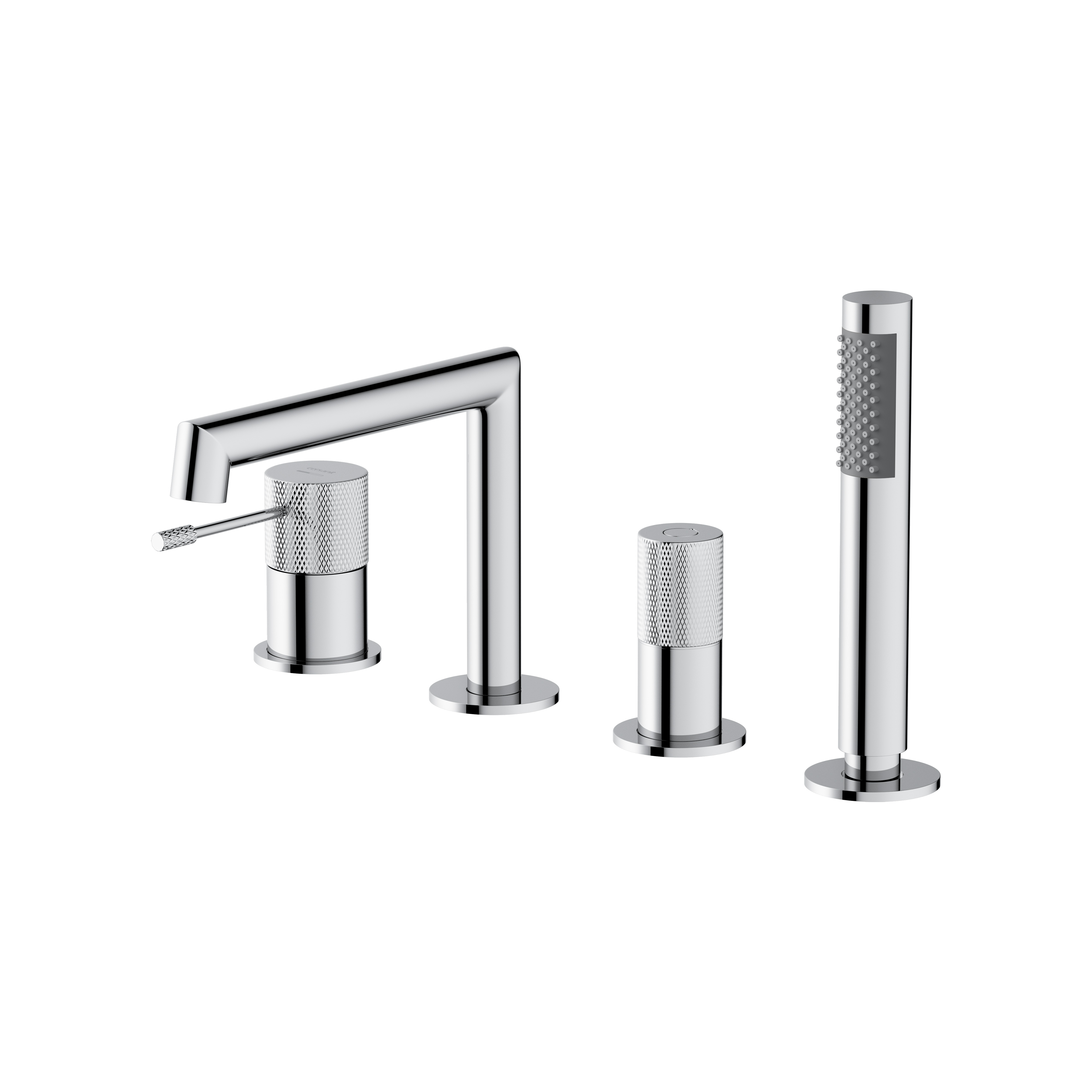 Cersanit Zen bateria wannowo-prysznicowa nawannowa chrom S951-565