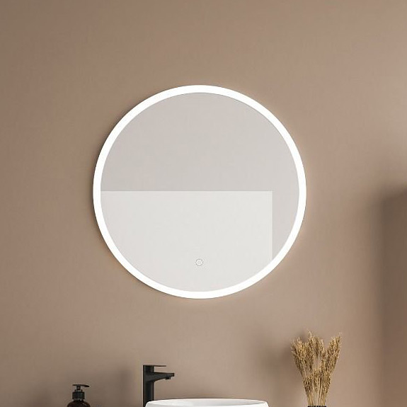 Zuma Line lustro 60x60 cm okrągłe z oświetleniem D2311 - Wysyłka w 24h