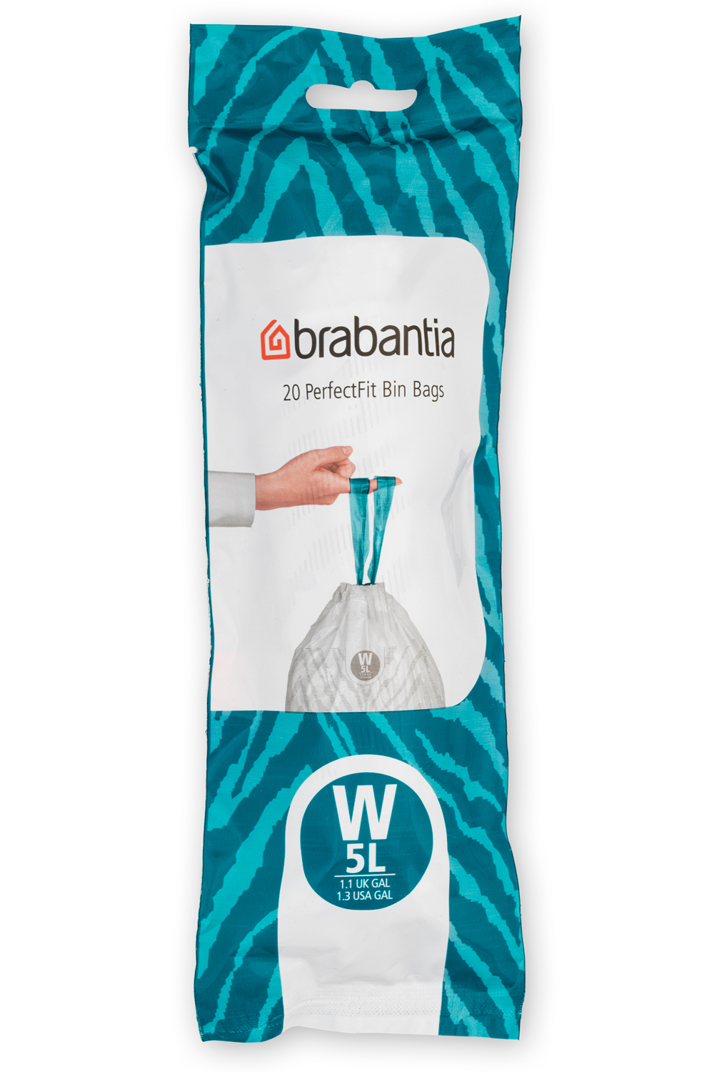 Brabantia PerfectFit worki na śmieci 5 l (20 szt) biały 116681 - Wysyłka w 24h