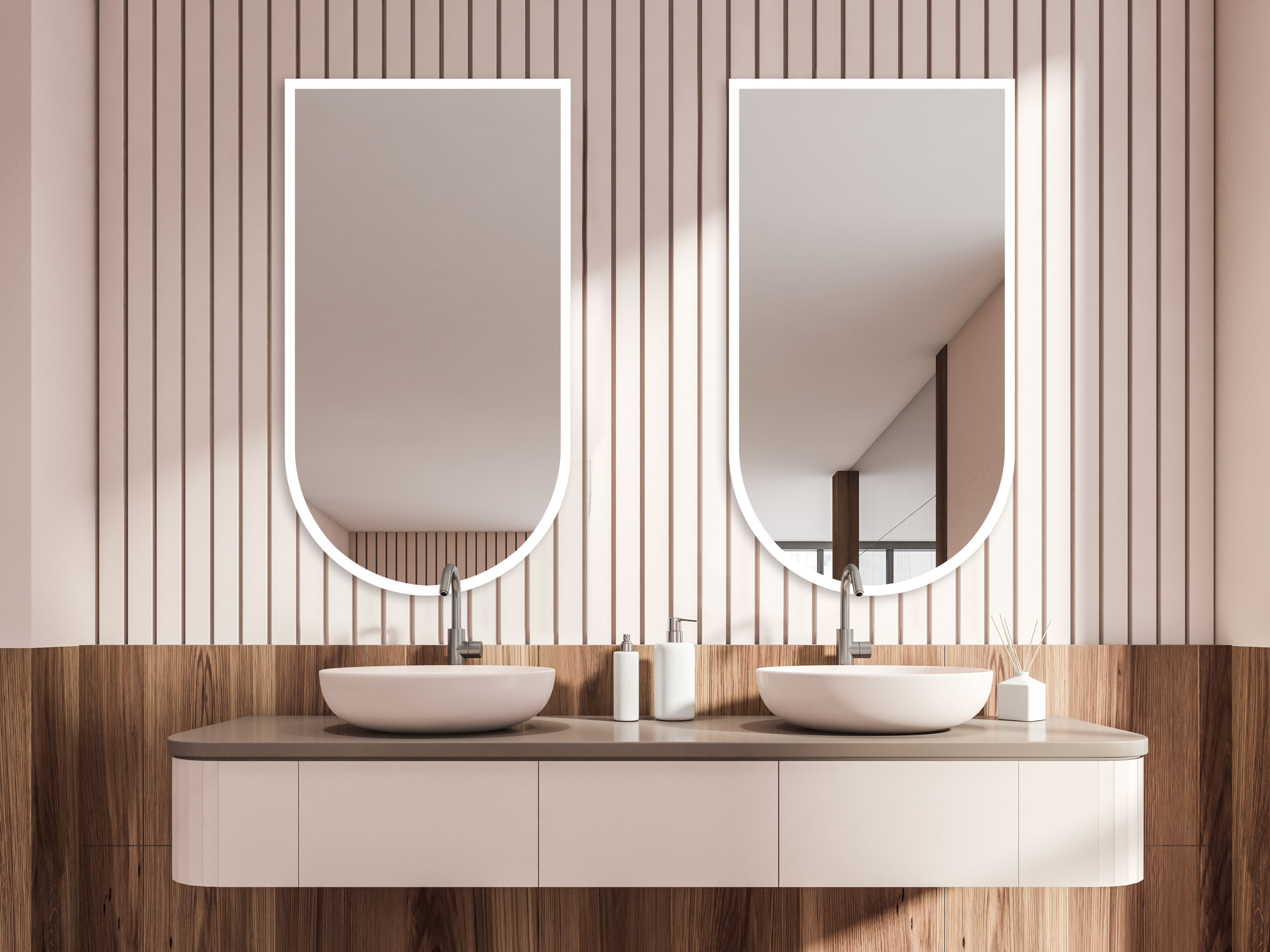 Guarda Tamo lustro z ramą 40x110 cm biały FOR-TAM-BIALY-40x110