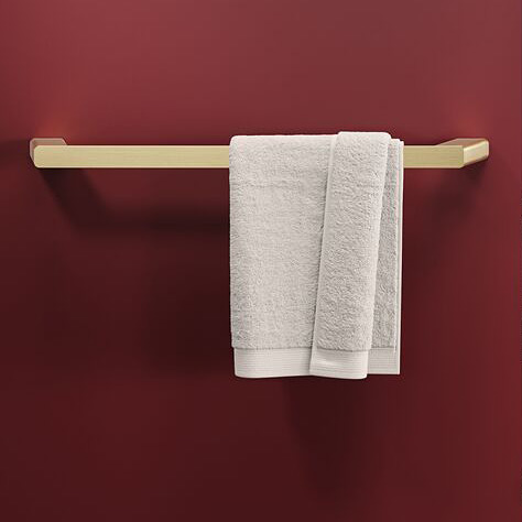 Geesa Shift wieszak na ręcznik 65 cm złoto szczotkowane 919907-07-60 - Wysyłka w 24h