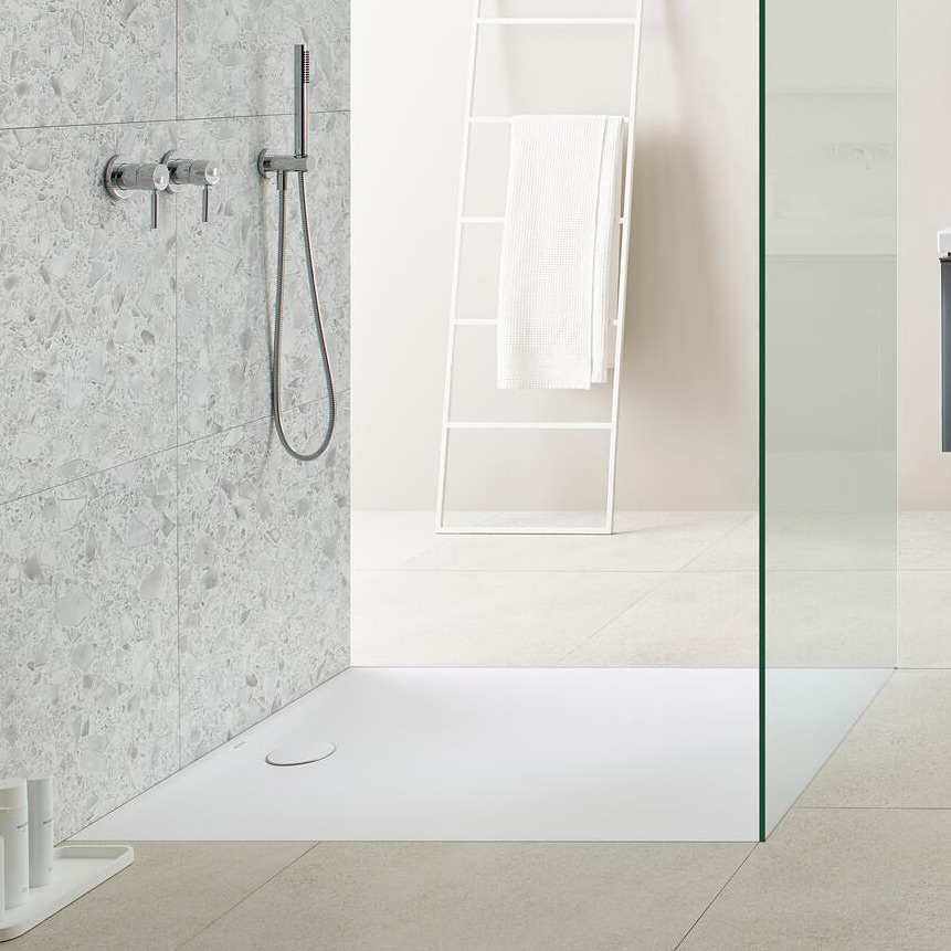 Geberit Olona brodzik kwadratowy 120x120 cm biały 550.903.00.1