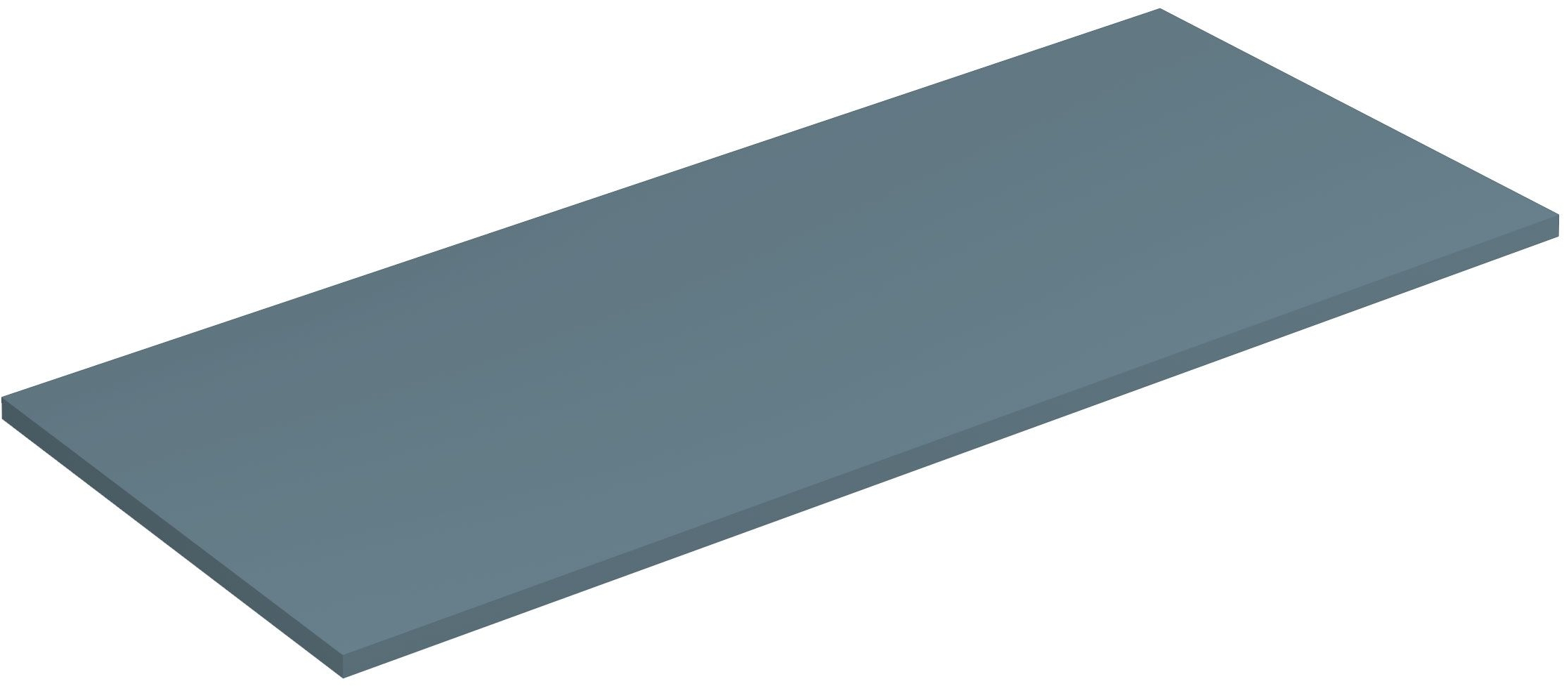 Kludi Icos blat naszafkowy 120x50 cm niebieski 50T120O3