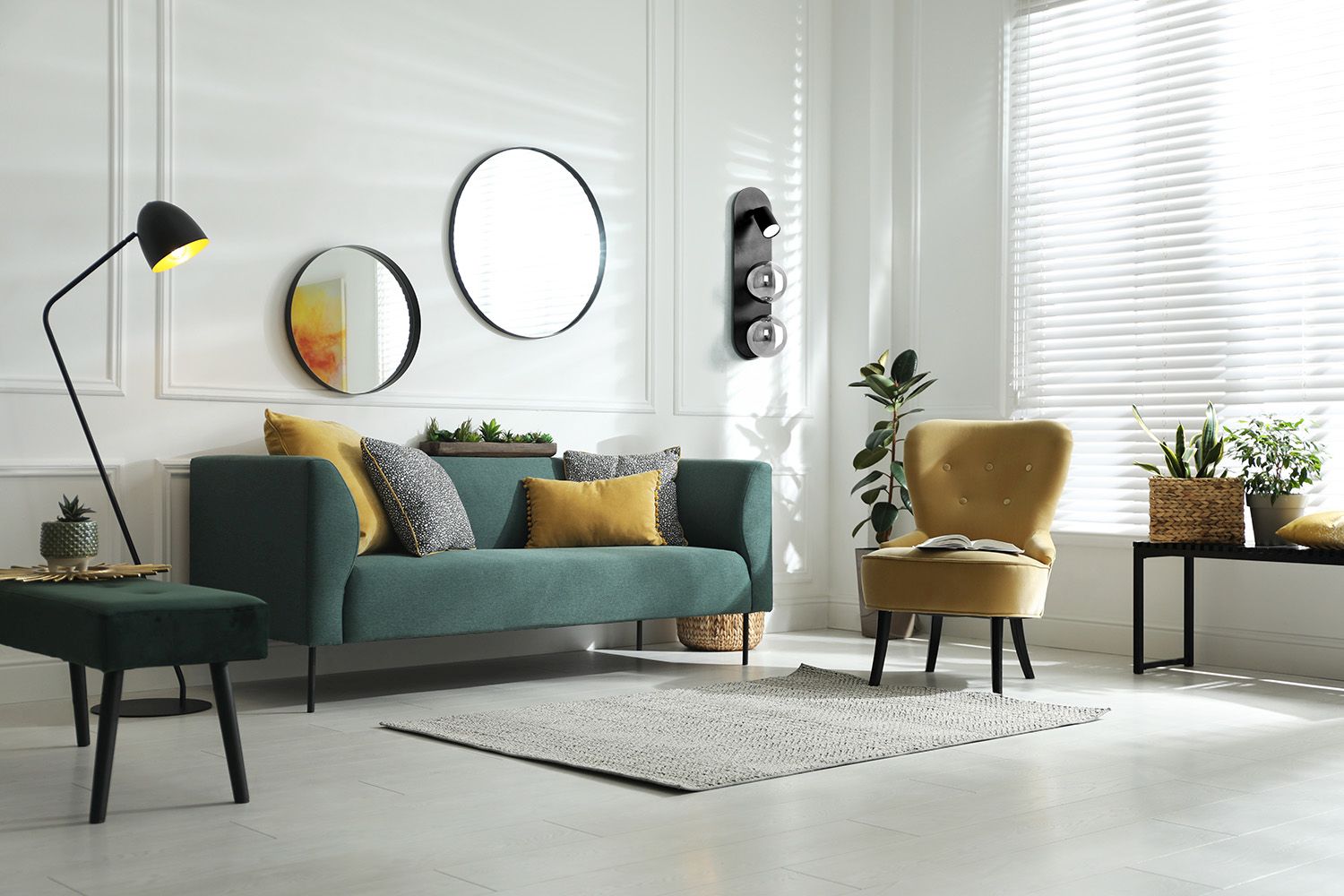 Kaja Aries kinkiet 3x10 W czarny-grafitowy K-5483