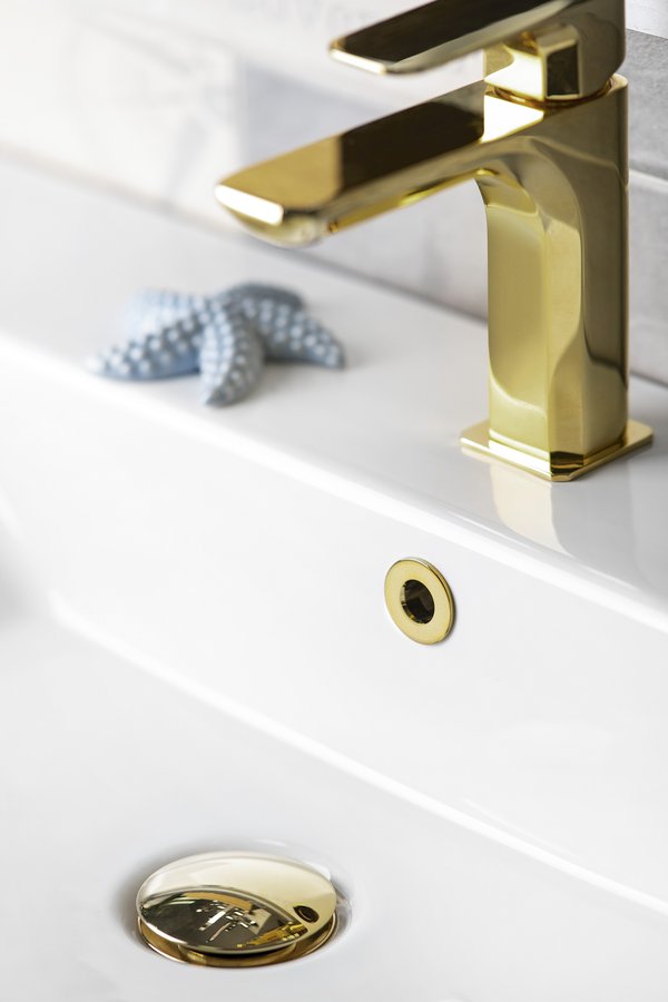 Sapho osłona przelewu złoty mat AR919