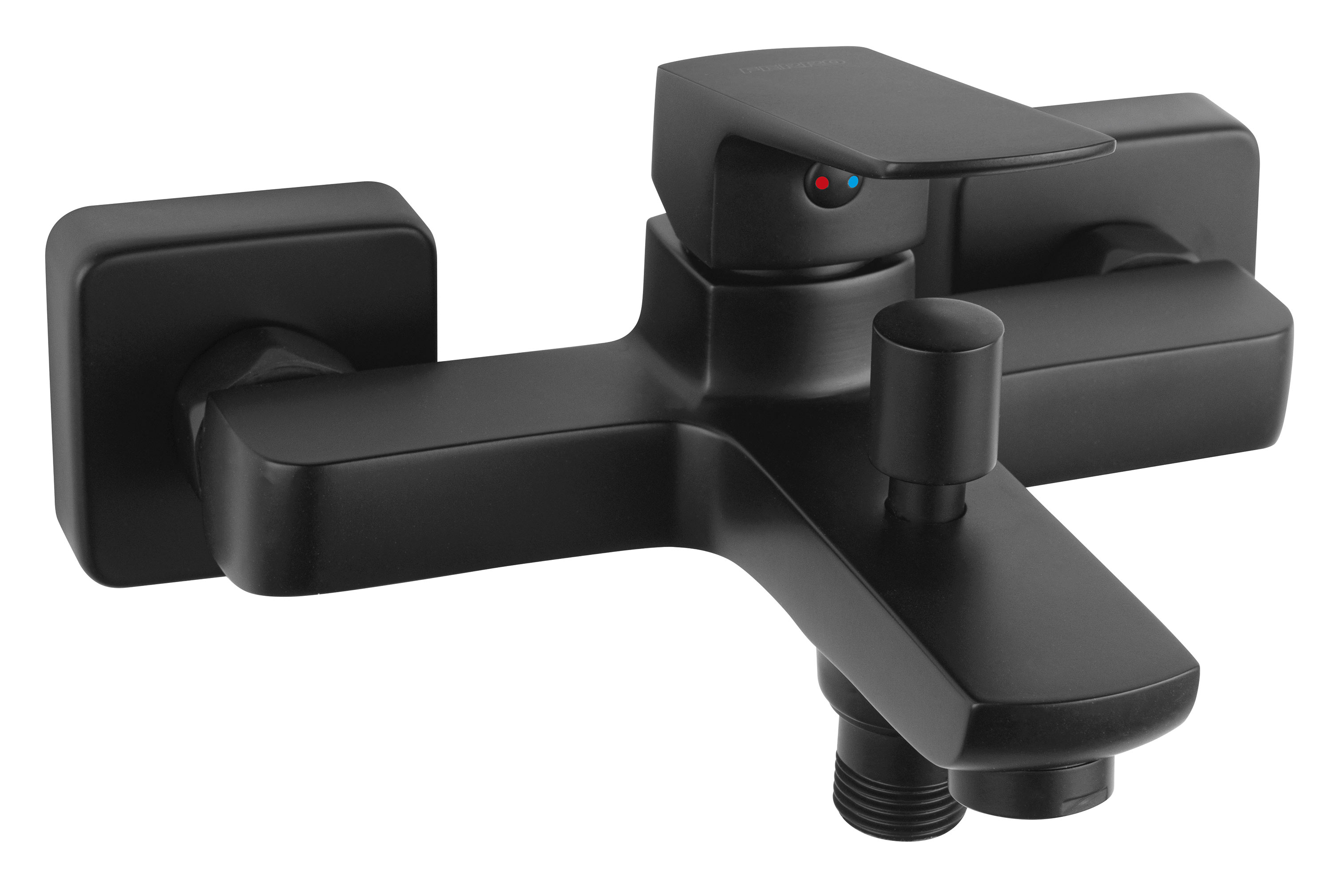 Ferro Vitto VerdeLine bateria wannowo-prysznicowa ścienna czarny mat BVI1VLBL