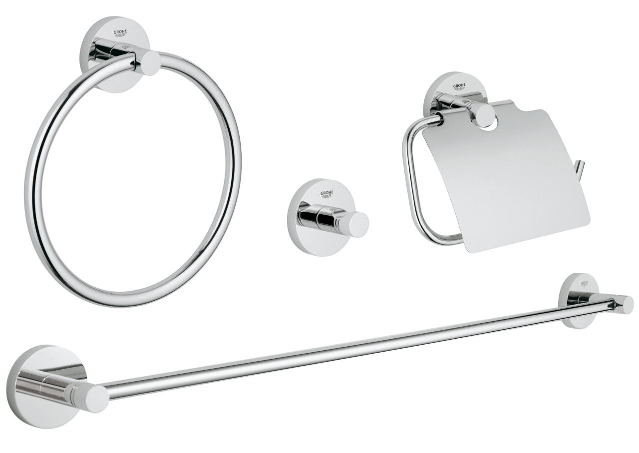 Grohe Essentials zestaw akcesoriów łazienkowych 4w1 Master 40776001