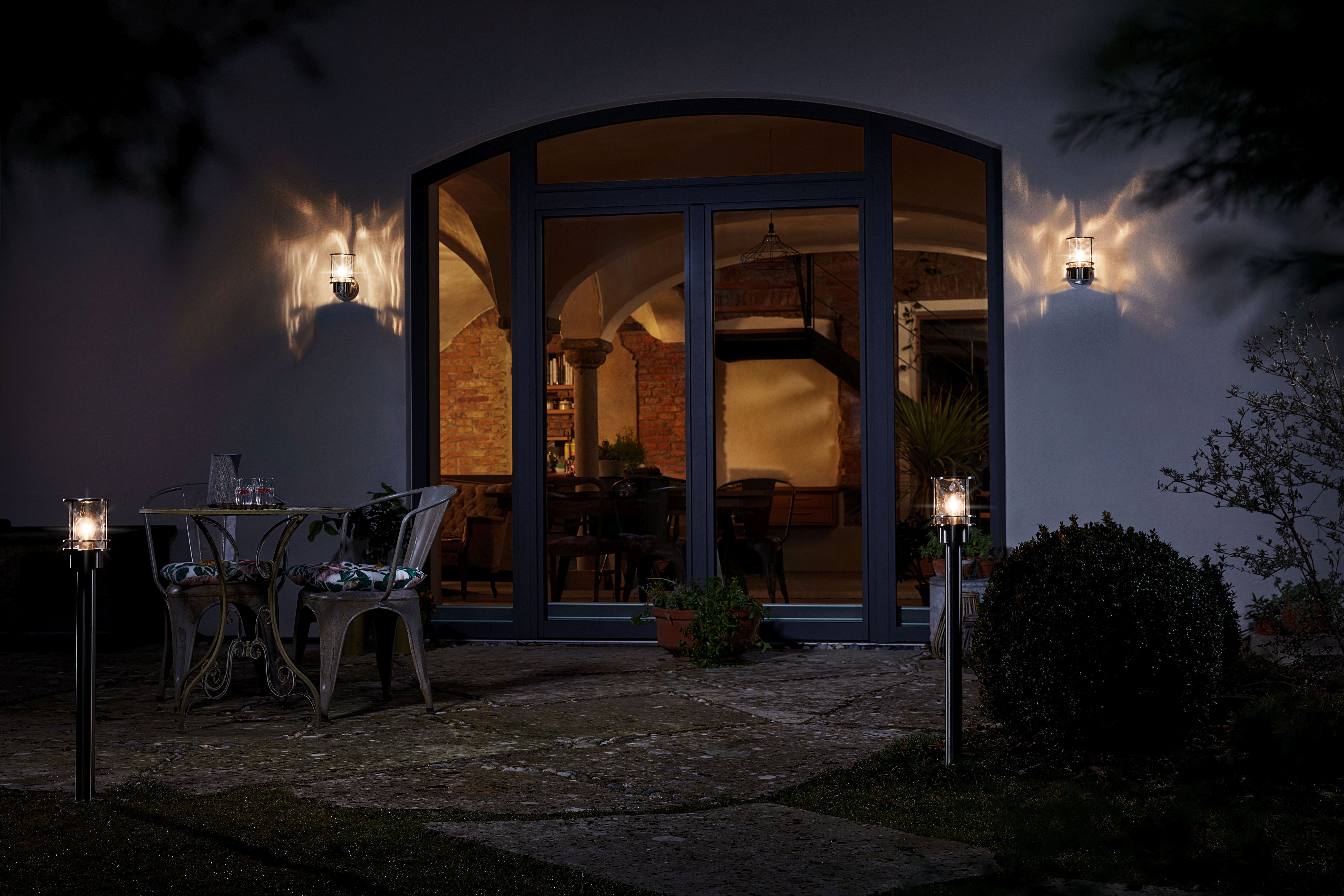 Osram Endura Classic Post kinkiet zewnętrzny 1x60 W stal/przezroczysty