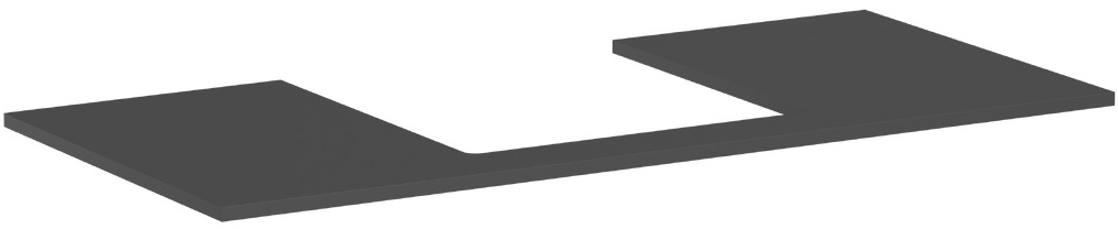 Hansgrohe Xilesa E blat naszafkowy 118x55 cm szary 54271760