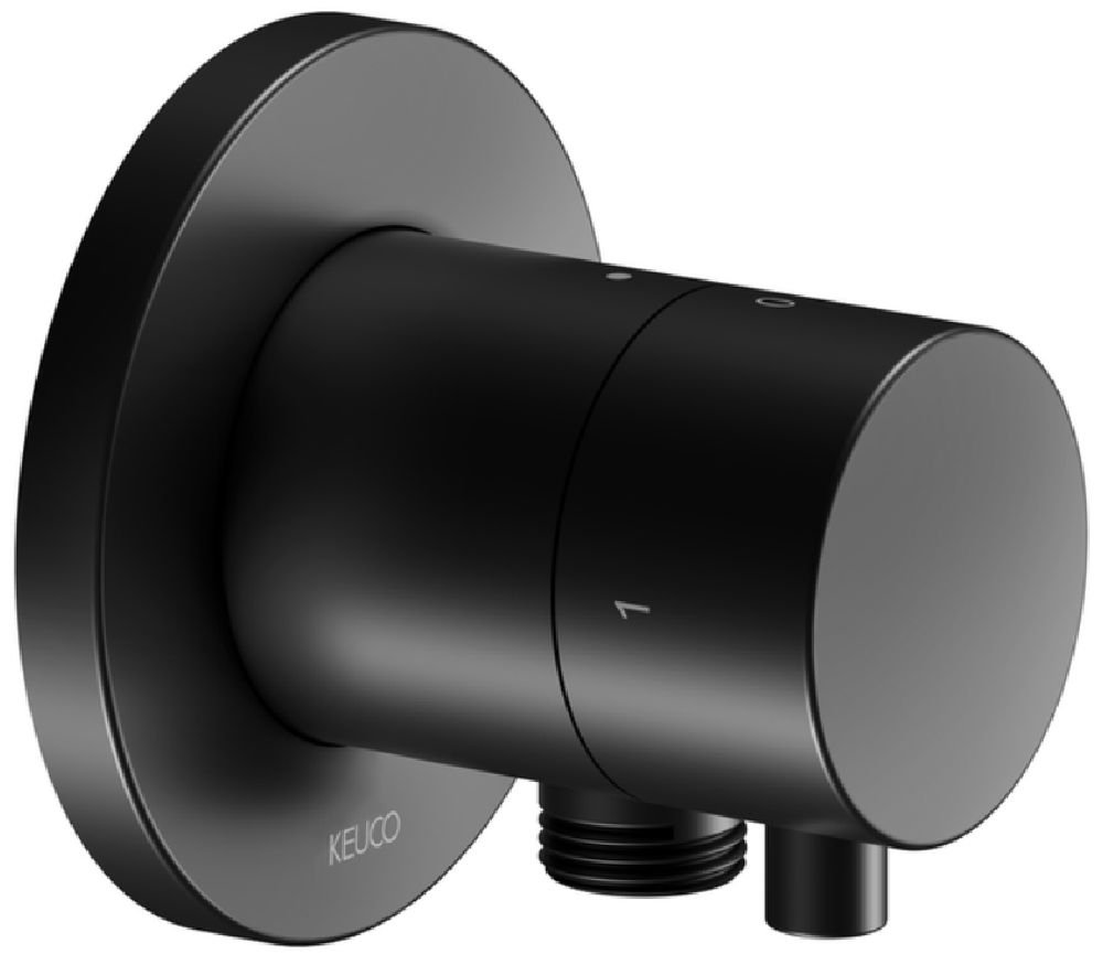 Keuco IXMO przyłącze kątowe czarny mat 59557371101