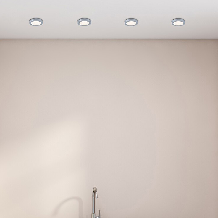 Rabalux Coco plafon 1x3W LED srebrny/biały 5275