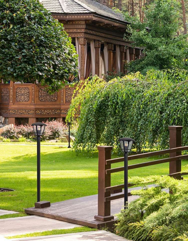 Kaja Napoli lampa stojąca zewnętrzna 1x40 W czarna K-8202