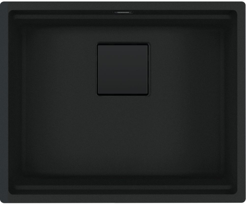 Franke Kanon KNG PRO 110-52 zlewozmywak granitowy 56x46 cm czarny mat 125.0749.662