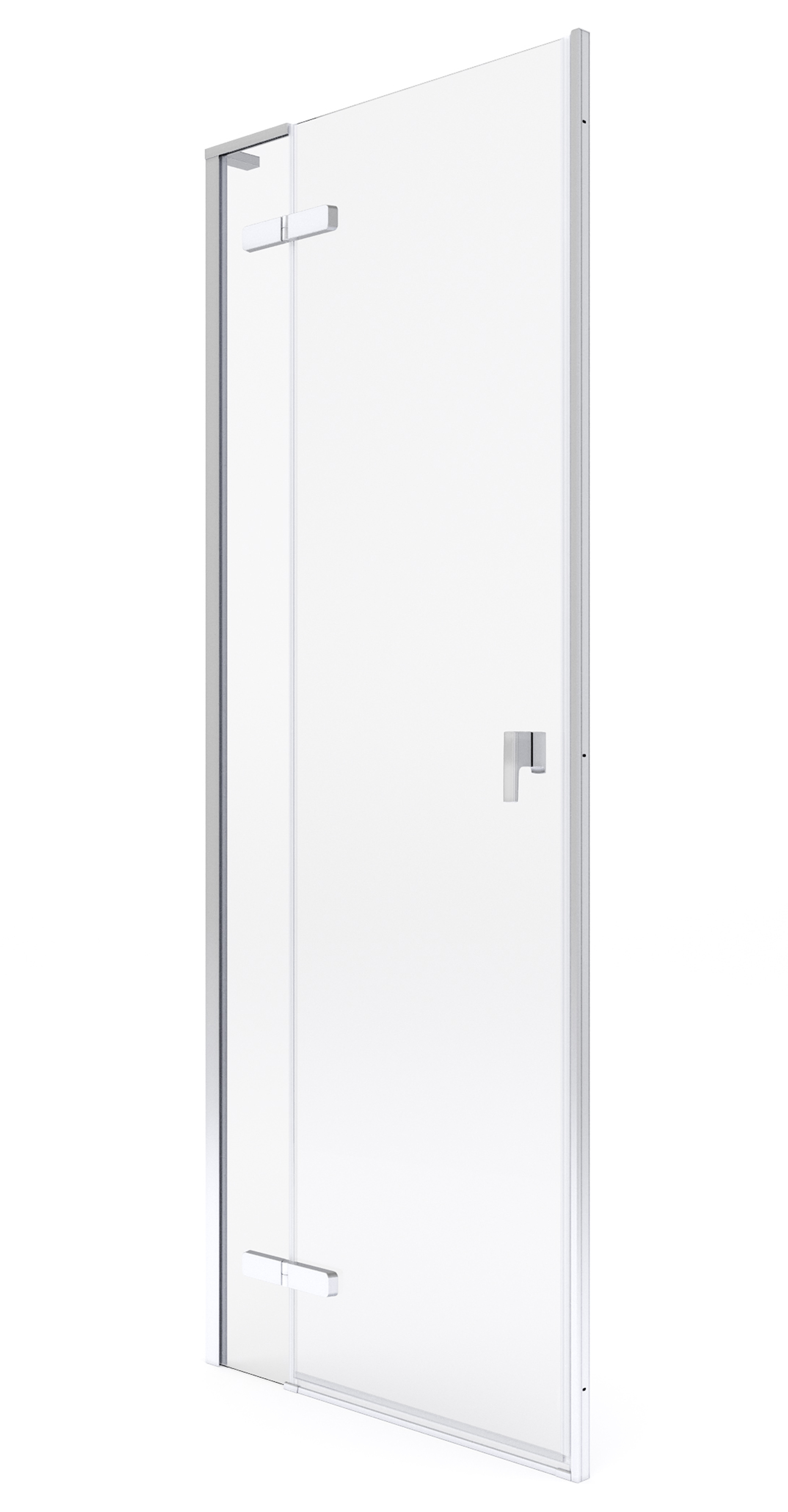 Roca Metropolis-N drzwi prysznicowe 80 cm uchylne chrom połysk/szkło przezroczyste AMP0808012M