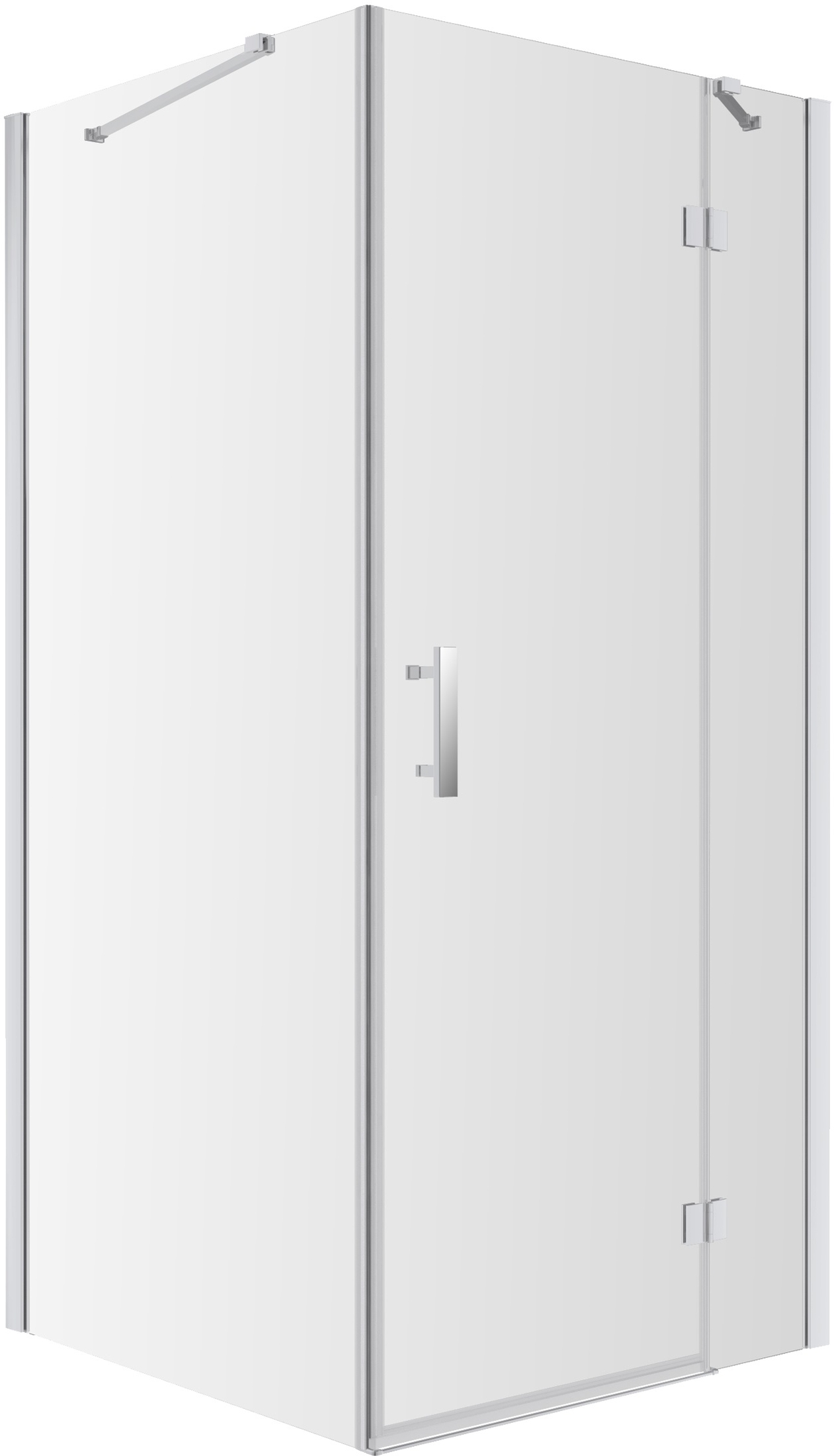 Omnires Manhattan kabina prysznicowa 90x90 cm kwadratowa chrom połysk/szkło przezroczyste MH9090CRTR