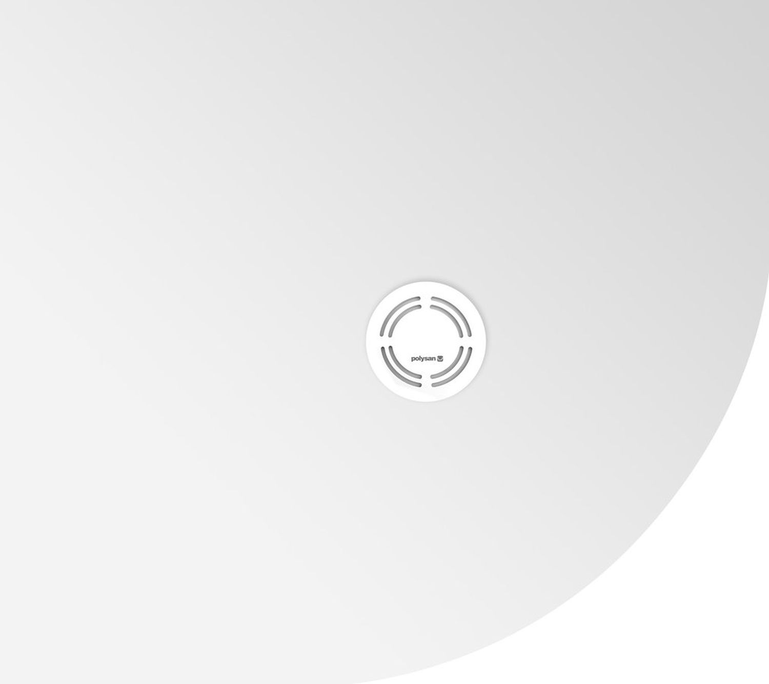 Polysan Flexia brodzik 90x80 cm półokrągły lewy biały 91191