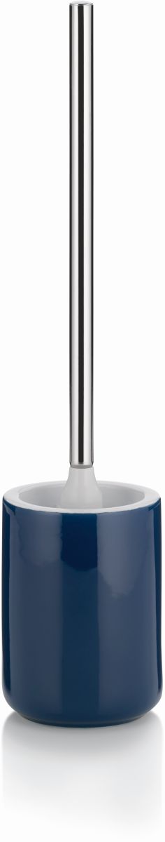 Kela Isabella szczotka toaletowa z pojemnikiem ceramika granatowa 20511 - Wysyłka w 24h