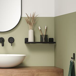 Tiger Colar półka 30 cm ścienna czarny 13133.3.07.46