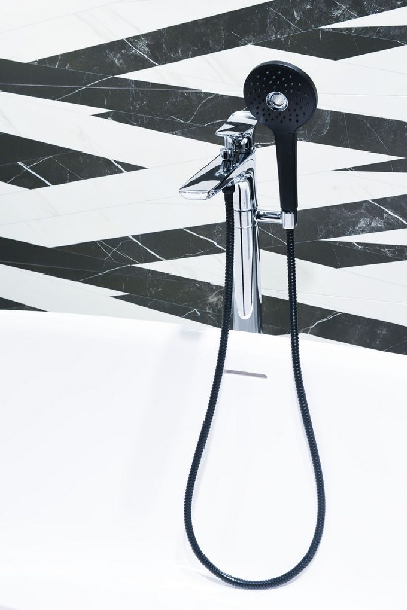 AWD Interior wąż prysznicowy 154 cm czarny AWD02221647