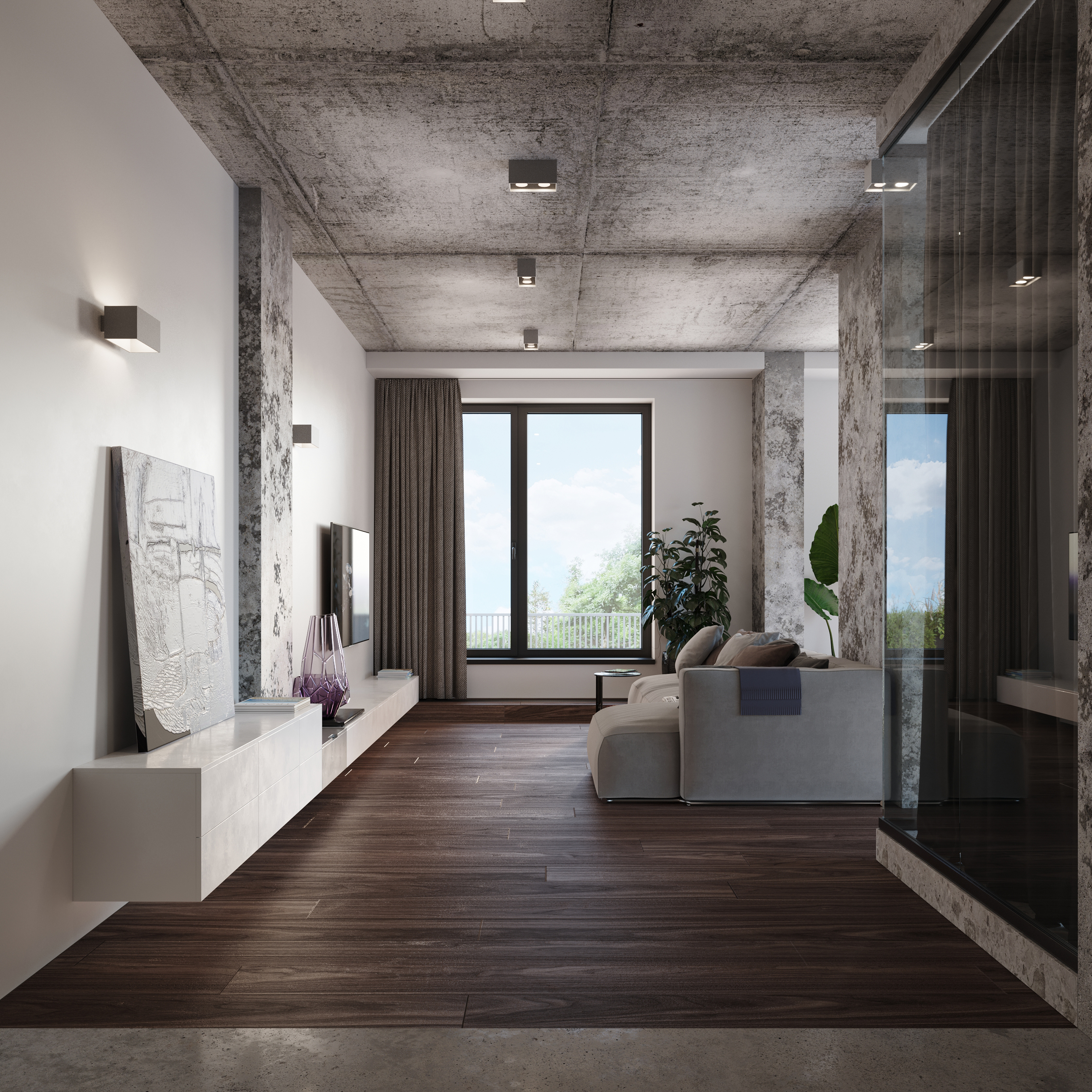 Sollux Lighting Quad Maxi kinkiet 2x40W czarny SL.0527