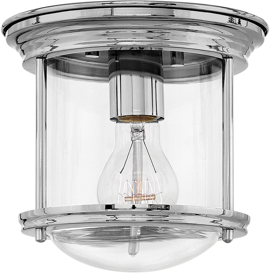 Quintiesse Hadrian lampa podsufitowa 1x60 W chrom-przezroczysta QN-HADRIAN-MINI-F-CM-CLEAR