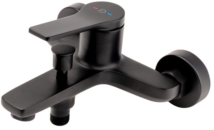 FDesign Seppia bateria wannowo-prysznicowa ścienna czarny mat FD1-SPA-1-22 - Wysyłka w 24h