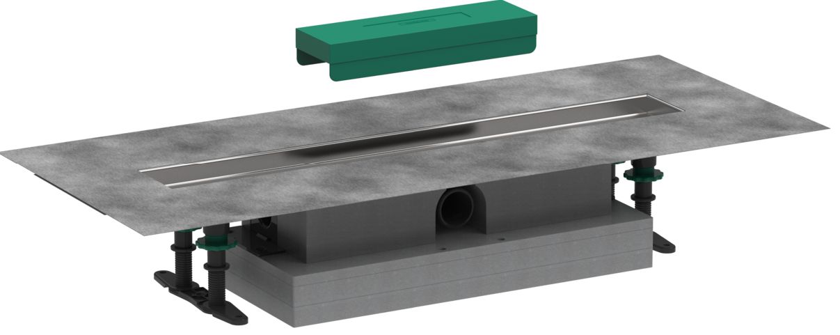 Hansgrohe uBox Universal zestaw do montażu płaskiego do odpływu liniowego 60 cm 56016180