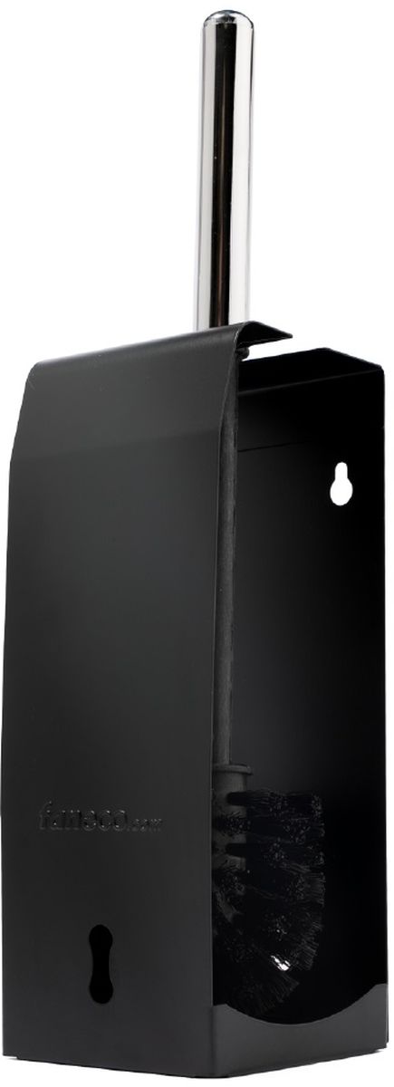 Faneco Hit szczotka toaletowa ścienna czarna TB948BL