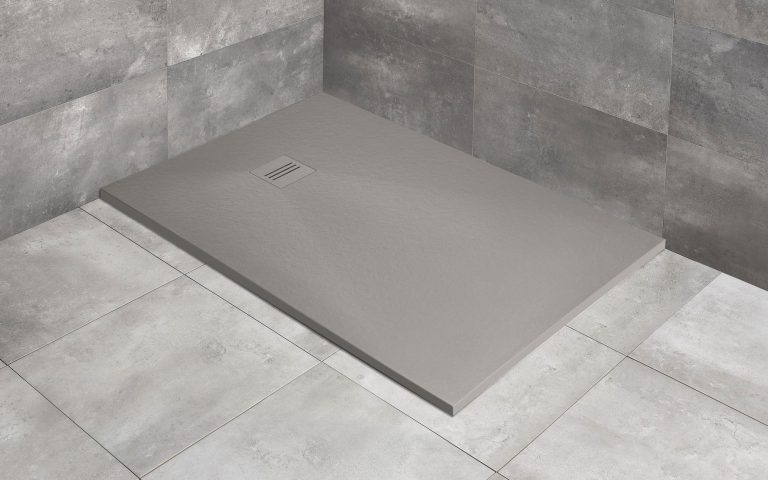 Radaway Kyntos F brodzik prostokątny 160x100 cm cement HKF160100-74