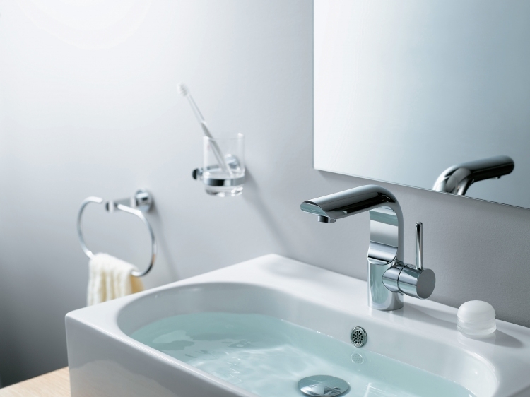 Blue Water Icona bateria umywalkowa stojąca chrom ICO-BUN.010C