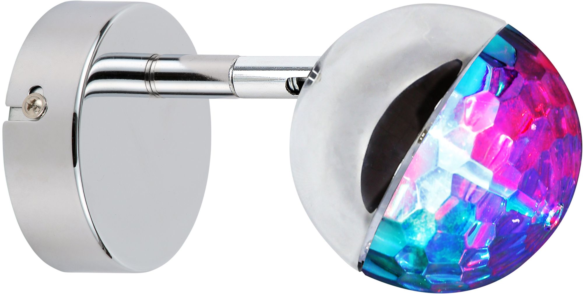 Candellux Party kinkiet 1x3W LED chrom 91-67753