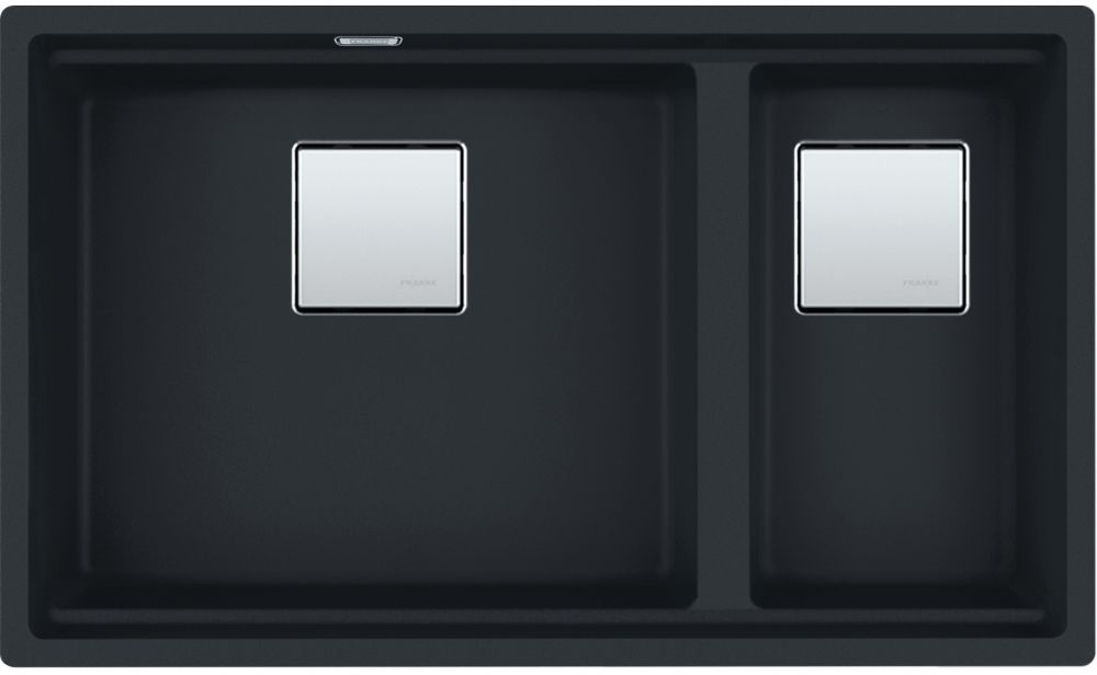 Franke Kanon KNG PRO 160-46-21 zlewozmywak granitowy 76x46 cm czarny mat 125.0749.681
