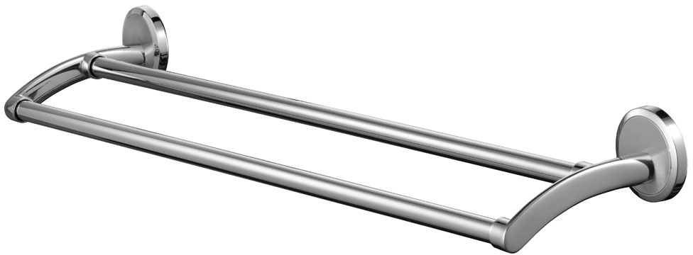 Bisk Sensation wieszak na ręcznik 66 cm podwójny 03093 - Wysyłka w 24h