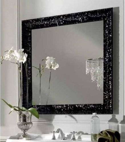 Kerasan Retro lustro 100x100 cm rama srebrna 736402