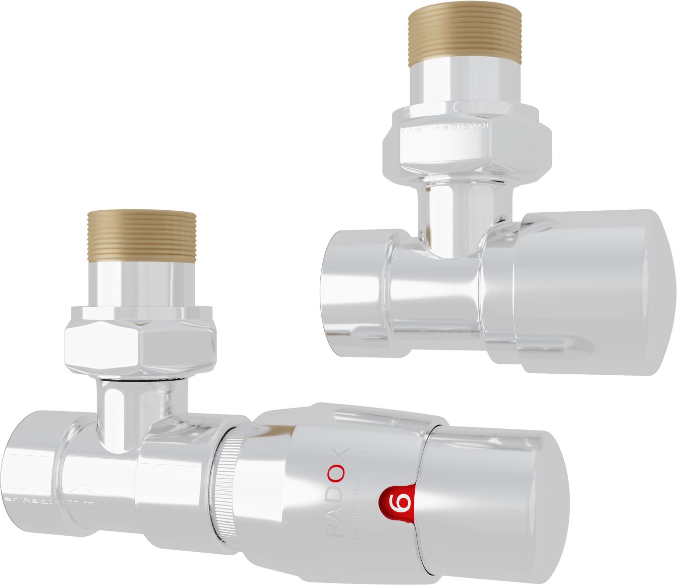 Radox RX122 zestaw termostatyczny kątowy chrom VT-RX-122.CH.K